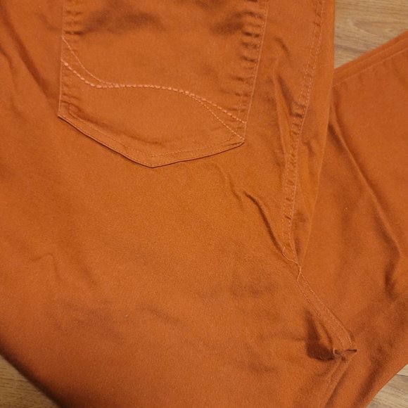 Classic PLUS   High Rise Rust Colored Bootcut Jeans Sized16W - Picture 11 of 13